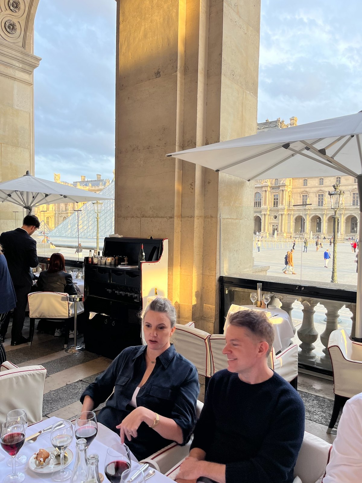 Paris delegation working discussion during the exchange
